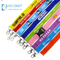 Wholesale no minimum personalised custom polyester heat transfer logo printing design your own lanyard